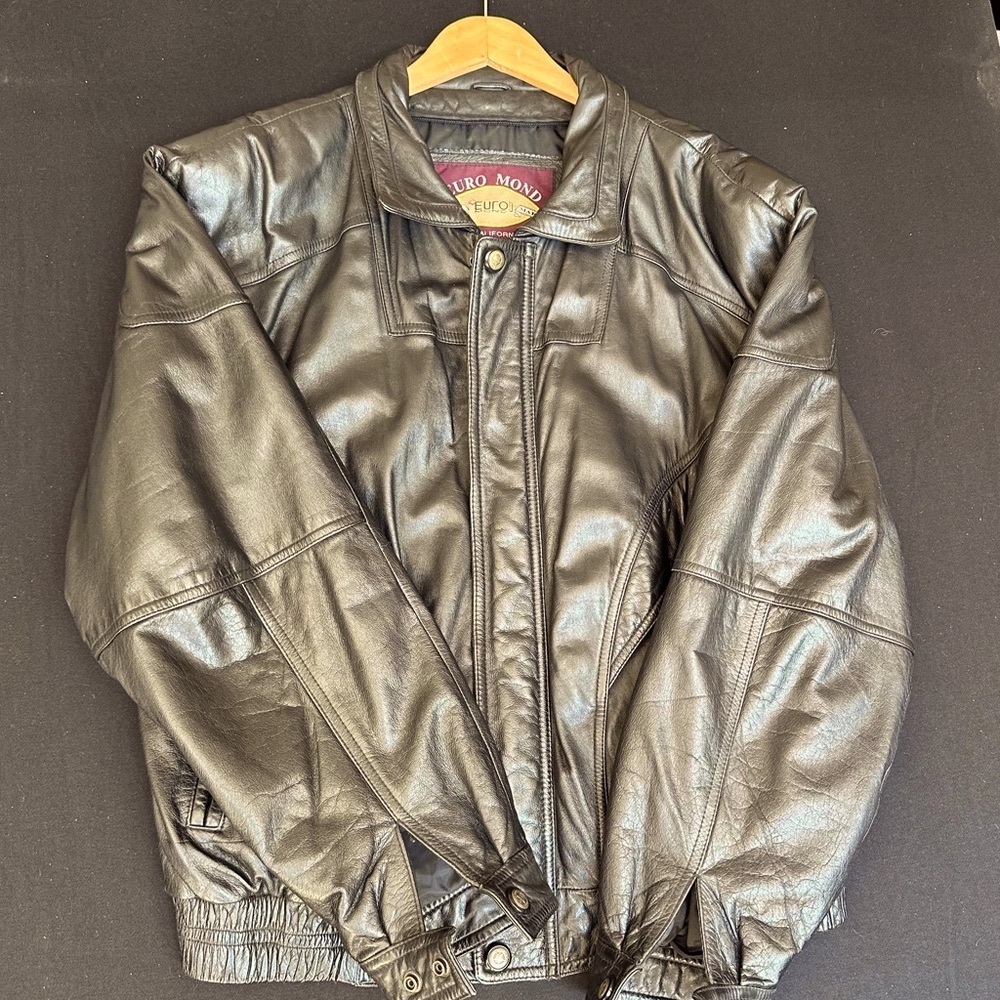 Black Leather Jacket for Men